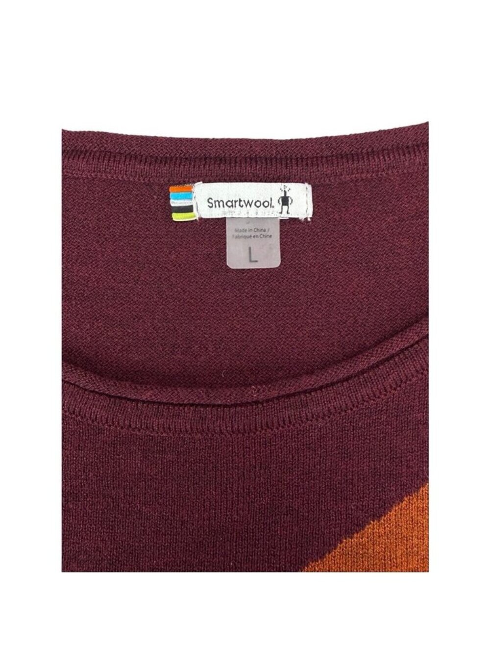 Smartwool Shadow Pine Colorblock Sweater - Picture 4 of 6